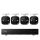 Inteligentna kamera Eufy Zestaw 4 kamer PoE E40 Biały + rejestrator NVR S4